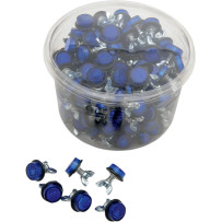 Reflectores para matrícula — Paquete de 150, azul