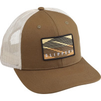 Gorra Vintage — Talla única, chocolate, blanco roto