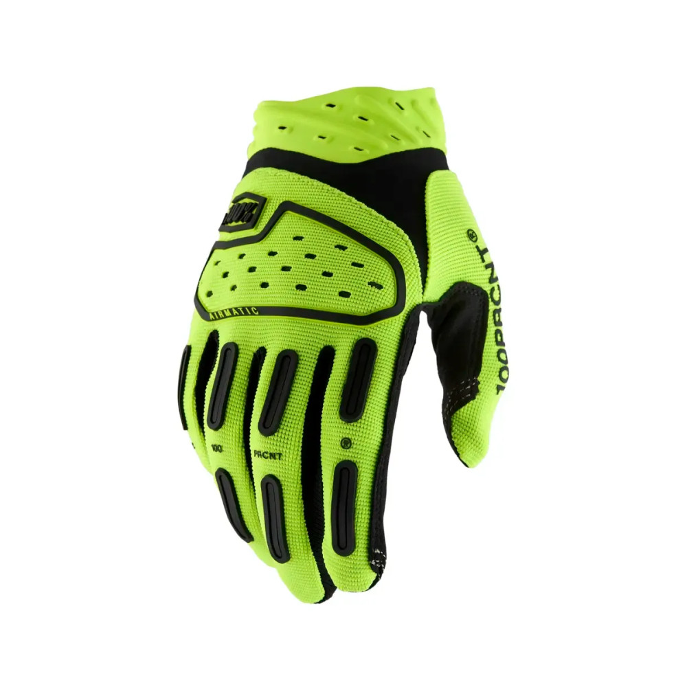 100% GLOVES AIRMATIC FLO YELLOW - L