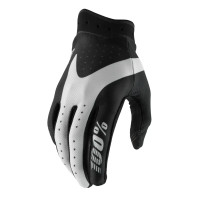 Guantes iTrack para jóvenes — Talla S, Juvenil, Negro/Blanco