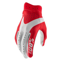 Guantes iTrack para jóvenes — Talla M, Rojo/Blanco