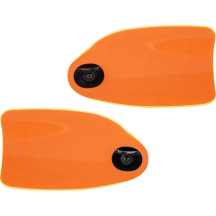 Flare® Handguards — For handlebar diameter 25.4 mm (1"), 31.8 mm (1-1/4"), fits '23+ Harley-Davidson CVO Touring Fairing, Orange
