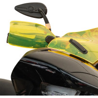 Flare® Handguards — Fits '23+ Harley-Davidson CVO Touring Fairing, 25.4 mm & 31.8 mm handlebars, Yellow gloss