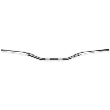 1" Handlebar — 25.4 mm clamp, 76 cm (30") width, 63.5 mm rise, Low bend, Chrome