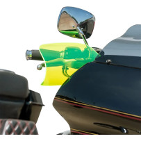 Flare® Handguards — fits 1" and 1-1/4" handlebars, Green gloss