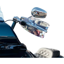 Flare® Handguards — Fits 1" and 1-1/4" handlebars, Blue gloss