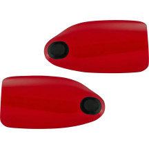 Flare® Handguards — Red, fits '23+ Harley‑Davidson CVO Touring Fairing, 25.4 mm (1"), 31.8 mm (1-1/4")