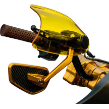 Flare® Handguards — 25.4 mm (1") / 31.8 mm (1-1/4") handlebar fit, Yellow Gloss