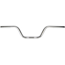 Manillar de 1" — abrazadera 25.4 mm, elevación 14 cm, ancho 76 cm, cromado