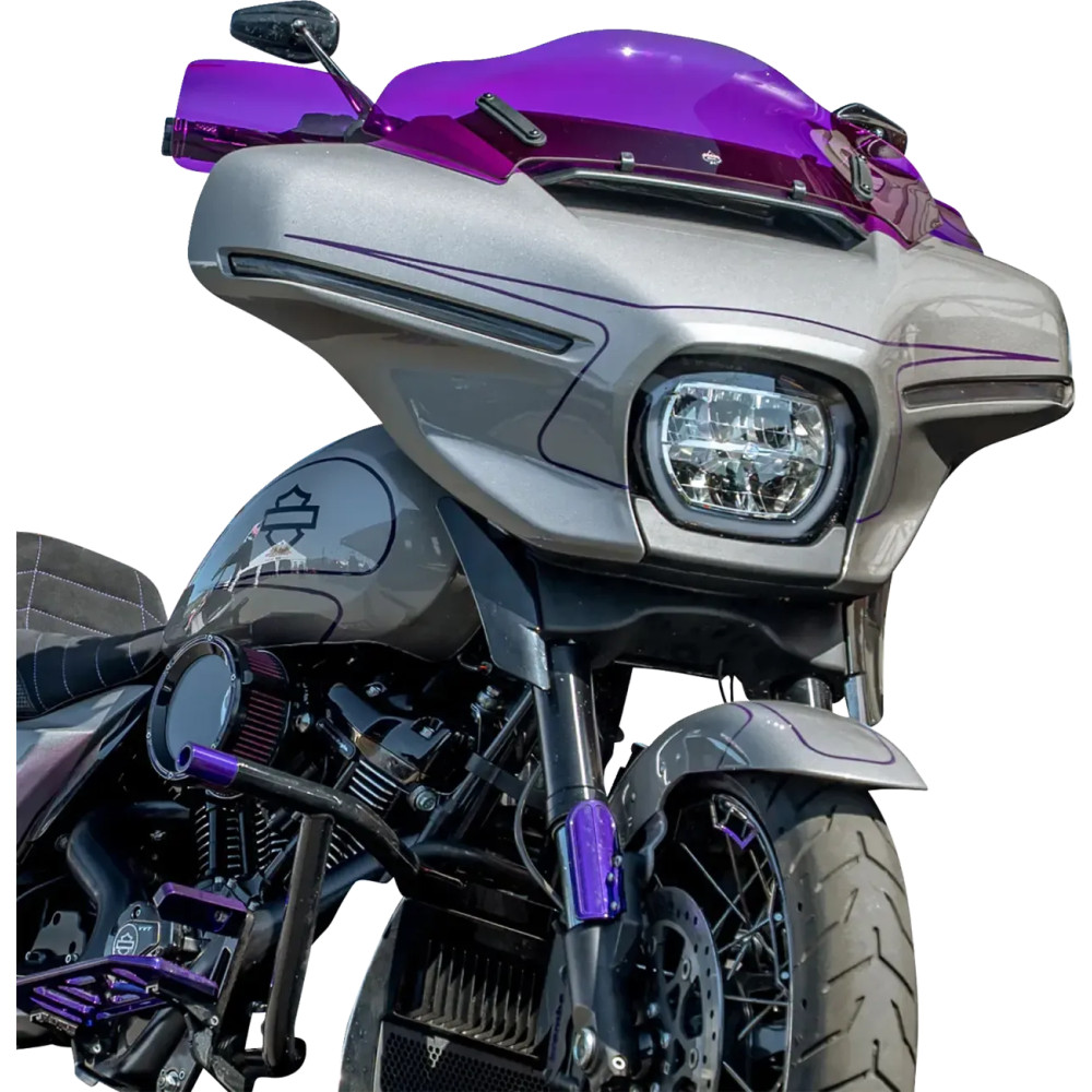 Flare® Handguards — 25.4 mm (1"), 31.8 mm (1-1/4"), Purple, Gloss
