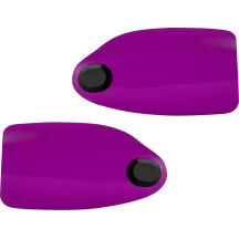 Flare® Handguards — 25.4 mm (1"), 31.8 mm (1-1/4"), Purple, Gloss