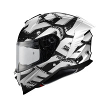 Casco Hyper SR — Talla M, Blanco