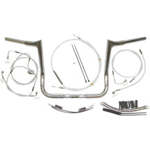 Kit de instalación de manillar Viking de 1-1/4\" — 32 mm (1-1/4\"), 30,5 cm (12\"), Cromo