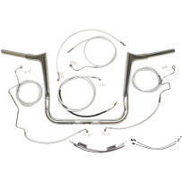 1-1/4" Viking Handlebar Installation Kit — 1-1/4" (32 mm) diameter, 12" center width, 14" rise, Chrome