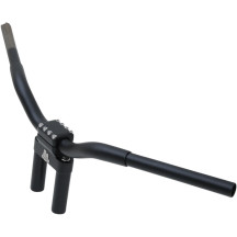 Manillar Kage Fighter-T — 30-1/2" ancho, 1-1/4" diámetro, 6" subida, negro mate