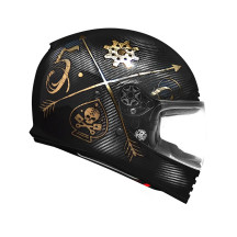 Casco Thunder Carbon — Talla S, Negro