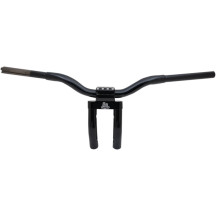 Kage Fighter-T Manillar Pullback — 1-1/4" dia, 9" de altura, 4-1/2" pullback, 3-1/2" espaciado riser