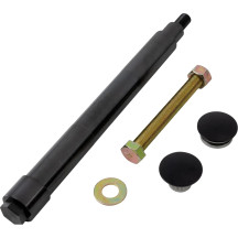 Flush Mount Front Axle — 25 mm axle, front, black