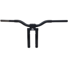 Kage Fighter-T Pullback Handlebar — 1-1/4" diameter, 11" rise, 4-1/2" pullback, 3-1/2" riser c-c, flat black