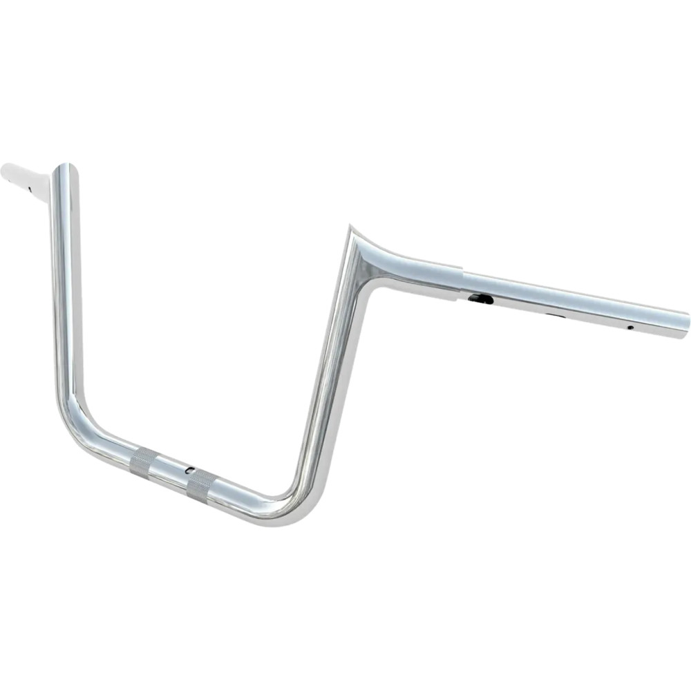 Viking Warrior Handlebar — 1-1/4" clamp, 12" rise, 6" pullback, Chrome
