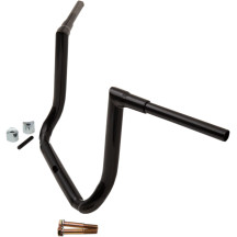 1-1/2" Grande Twin Peaks Touring Handlebar — 1-1/2" clamp, 35-1/2" width, 14" rise, Black gloss