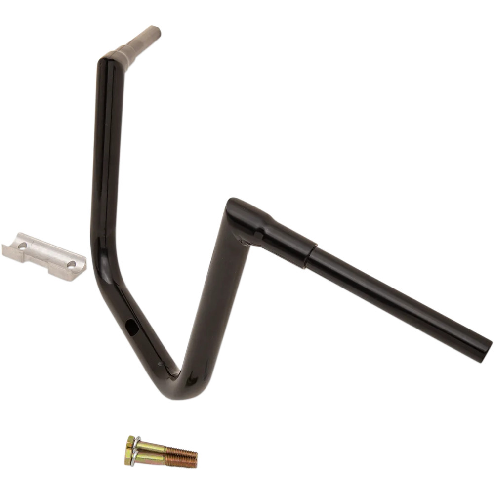 1-1/2" Grande Twin Peaks Touring Handlebar — 1-1/2" clamp, 35-1/2" width, 13" rise, 6" pullback, Gloss Black