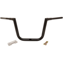 1-1/2" Grande Twin Peaks Touring Handlebar — 1-1/2" clamp, 35-1/2" width, 13" rise, 6" pullback, Gloss Black