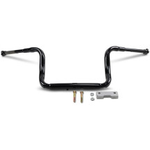 Manillar Grande Touring Ape Hanger de 1-1/2" — diámetro 1-1/2", alzada 12", ancho 39", negro brillo