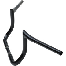 Manillar 1-1/4" Prime Ape Bagger — abrazadera 1", diámetro 1-1/4", 11" alzada, 7-1/2" retroceso, negro brillante