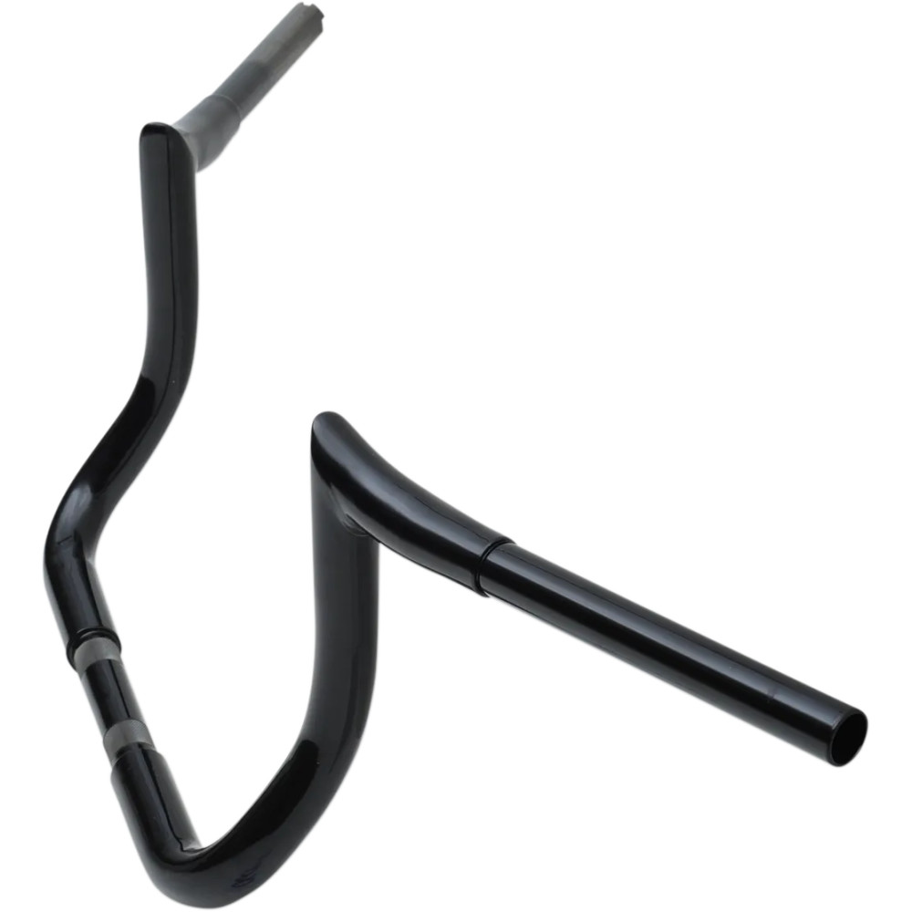 Manillar 1-1/4" Prime Ape Bagger — abrazadera 1", diámetro 1-1/4", 11" alzada, 7-1/2" retroceso, negro brillante