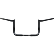Manillar 1-1/4" Prime Ape Bagger — abrazadera 1", diámetro 1-1/4", 11" alzada, 7-1/2" retroceso, negro brillante