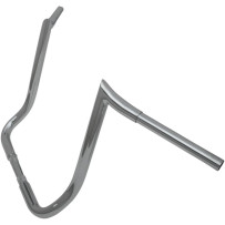 1-1/4" Prime Ape Bagger Handlebar — 1-1/4" dia, 1" clamp, Chrome, for Touring