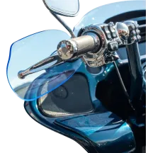 Flare® Handguards — 25.4 mm (1\"), 31.8 mm (1-1/4\"), Blue