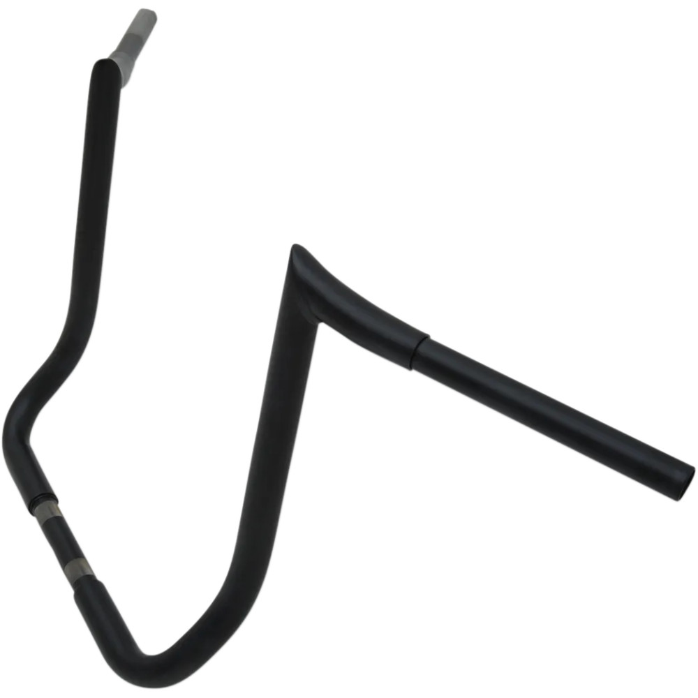 1-1/4" Prime Ape Bagger Handlebar — 1-1/4" diámetro, 12" ancho central, 1" abrazadera, negro mate