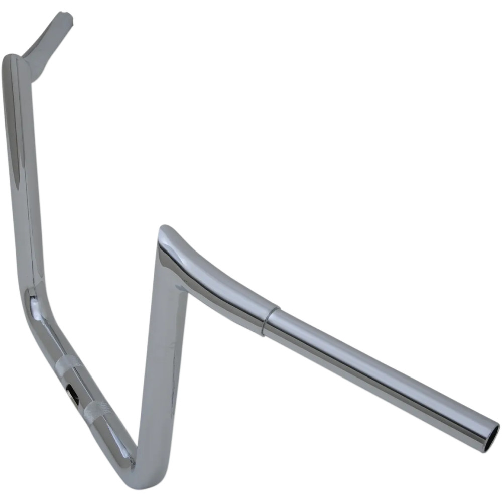 Manillar Hefty Prime Ape 1-1/4" — diámetro de sujeción 1-1/4", subida 13", ancho 35-1/2", cromado