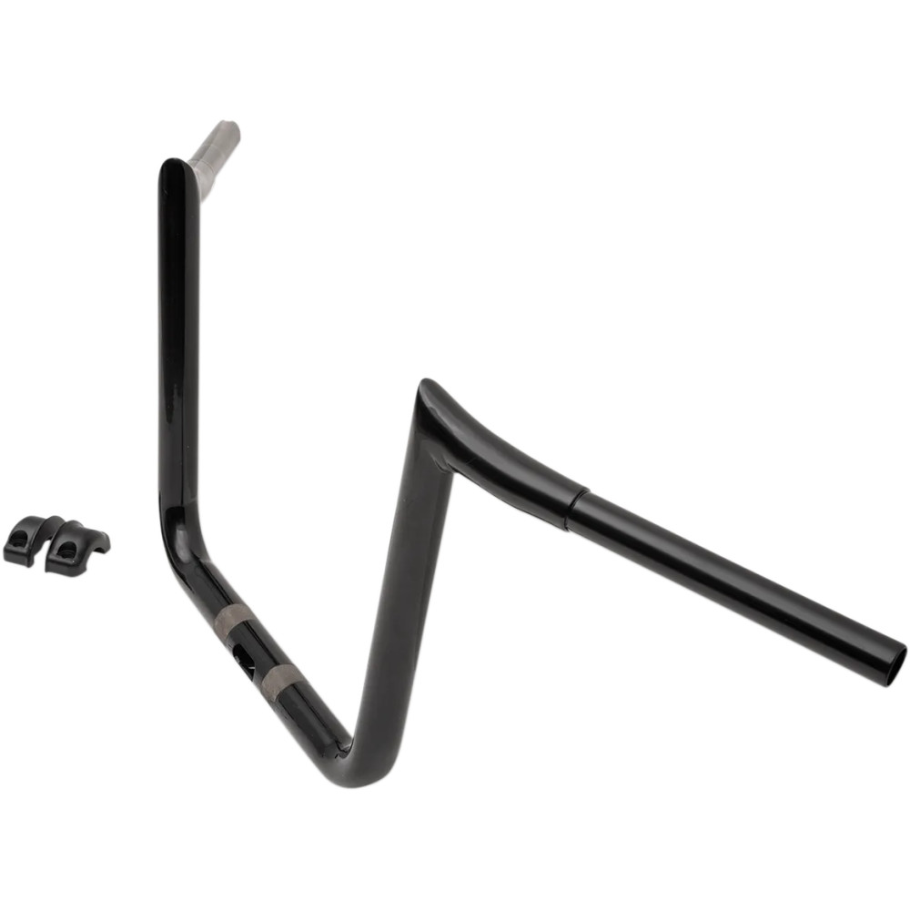 1-1/4" Hefty Prime Ape Handlebar — 32 mm (1-1/4") clamp, 33 cm (13") rise, Black gloss