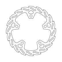 Rotor de freno fijo Flame — 320 mm, patrón de 5 agujeros, espesor 4,5 mm