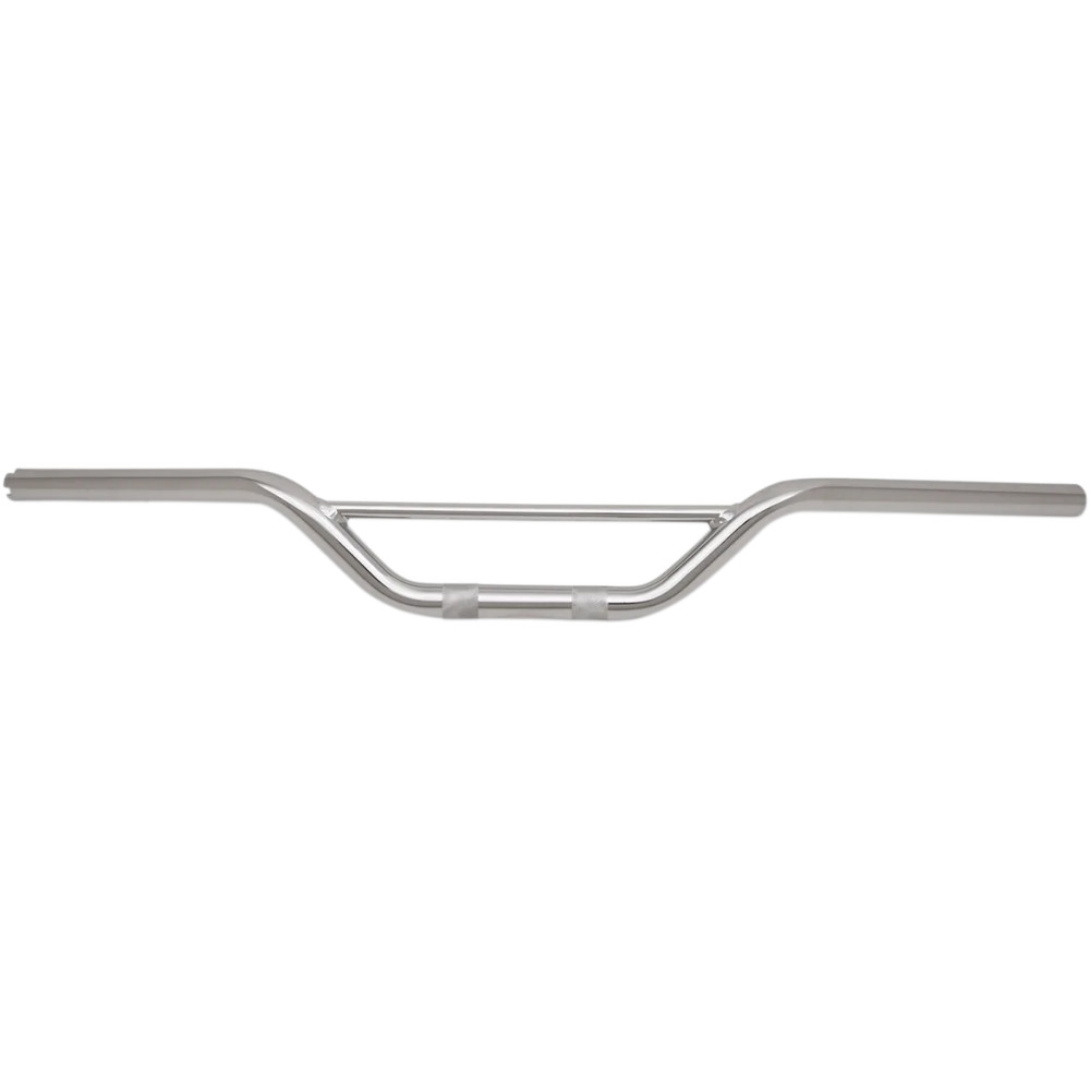 Manillar BMX de 1" — Ancho 80 cm, Elevación 76,2 mm (3"), Abrazadera 25,4 mm, Cromo