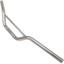 Manillar BMX de 1" — Ancho 80 cm, Elevación 76,2 mm (3"), Abrazadera 25,4 mm, Cromo