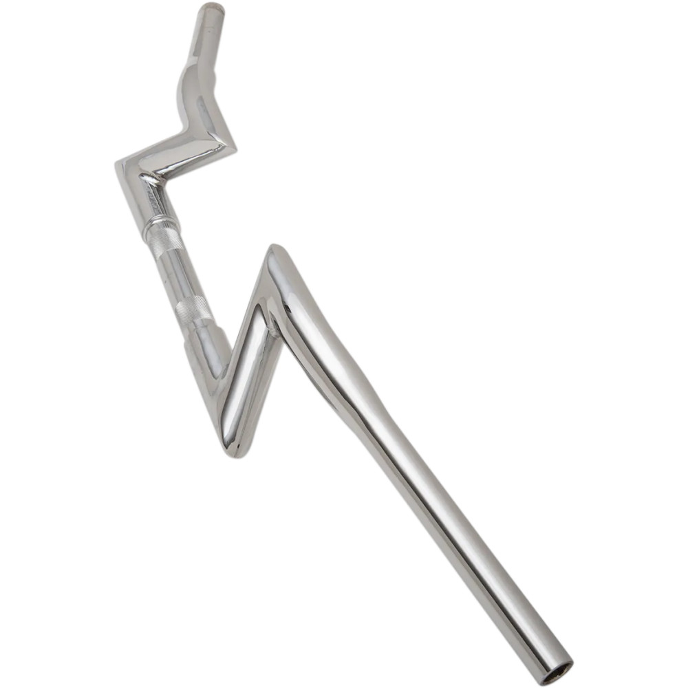Manillar estilo Z de 1-1/4" — Diámetro 32 mm (1-1/4"), ancho 31", elevación 2-3/4", cromo