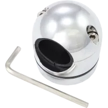 Handlebar Mounted Accessories — Chrome housing, White face