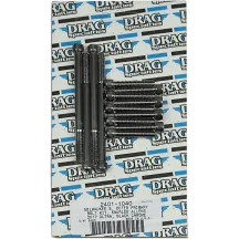 M-Eight Bolt Kit — Outer Primary, Black, Chrome