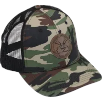 Gorra Moose Offroad Woodland Camo — Talla única, cierre snapback