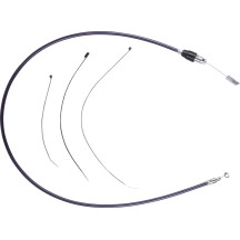 Cable de embrague de conexión rápida — 137 cm (54 in), Negro
