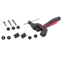 Universal Chain Repair Master Tool Kit — Black, Red, for drive chains