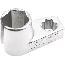Offset Oxygen Sensor Socket — 7/8", Silver