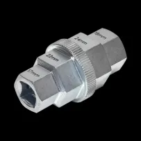 Wheel and Axle Removal Tool — 17/19/22/24 mm wrench sizes, Silver