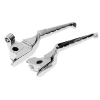 Levers - Enygma — Brake/Clutch, Front mount, Pair, Chrome