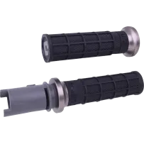 Hart-Luck Signature V-Twin Lock-On™ Grips — 25.4 mm (1") handlebar, Black