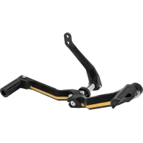 Palanca de cambio talón/punta — Negro, Dorado